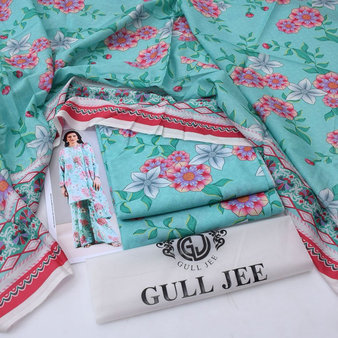 _*Gul Jee* Digital Printed Lawn Shirt & Trouser With Digital Lawn Dupatta🌼✨_